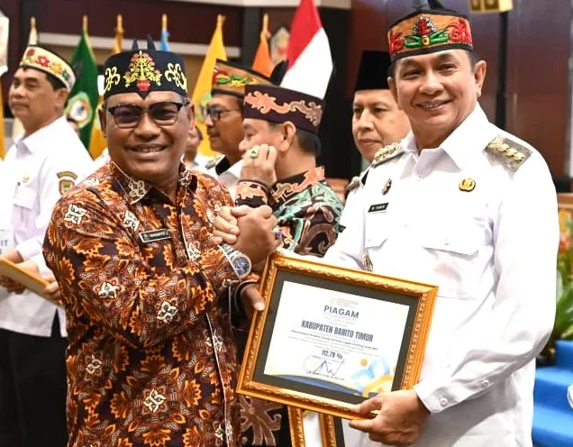 Barito Timur Raih Penghargaan Gerakan Orang Tua Asuh Cegah Stunting