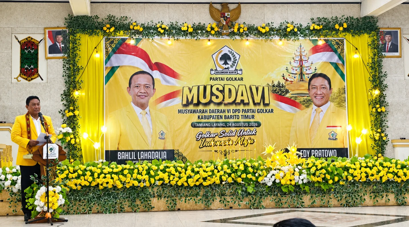 Buka Musda VI, Edy Pratowo Dorong Golkar Bartim Perkuat Konsolidasi dan Targetkan Kemenangan Pemilu 2029