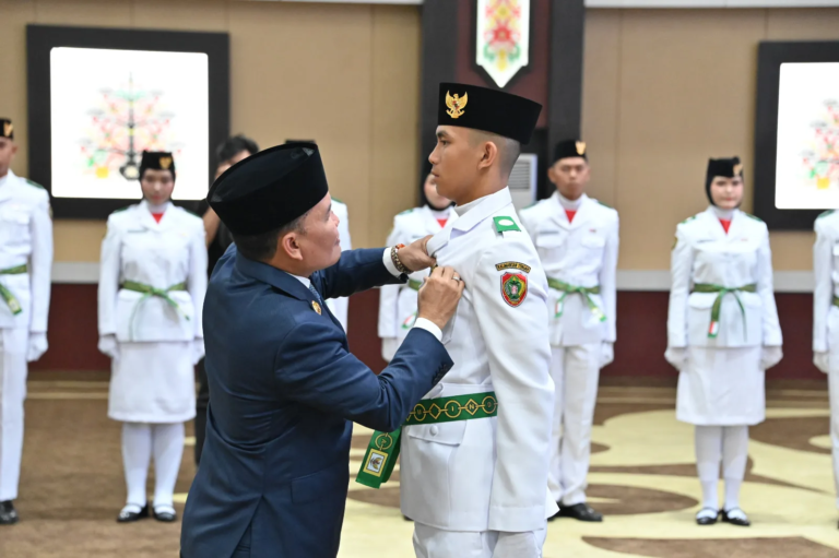 Gubernur Kalteng Kukuhkan 54 Paskibraka, Siap Bertugas pada 17 Agustus 2026