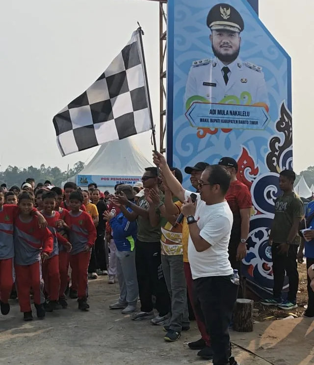 M Yamin Kobarkan Semangat Lewat Senam dan Jalan Sehat Bersama