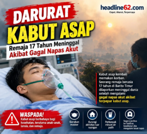Darurat Kabut Asap, Remaja 17 Tahun di Taniran Barito Timur Meninggal akibat Gagal Napas Akut