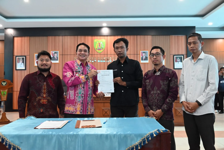 Pemkab Bartim Terima Hasil Renovasi Gedung BNNK dari PT Rimau Group