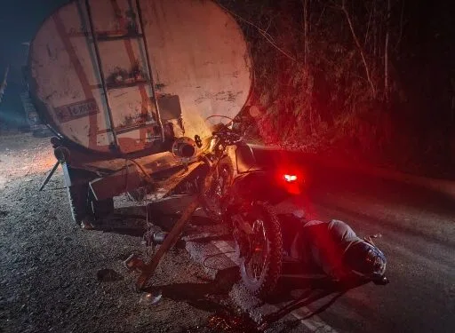 Laka Maut di Jalan Ampah-Tamiang Layang, Pengendara CRF Tewas Tabrak Truk Tangki