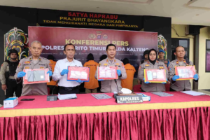 Ungkap 3 Kasus Narkoba, Polres Barito Timur  Sita 514 Gram Sabu dan 38 Pil Ekstasi