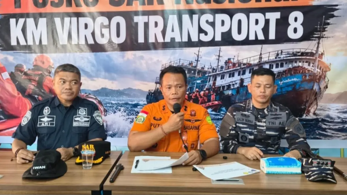 Dipastikan Tengelam KM Virgo yang Tenggelam,  103 Orang Penumpang Berhasil Dievakuasi, Operasi SAR Terus Dilakukan