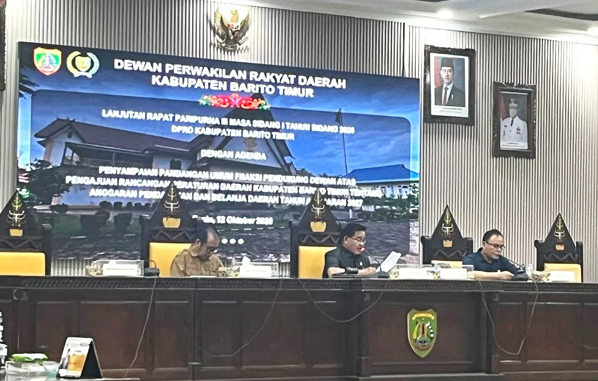 Enam Fraksi DPRD Bartim Siap Bahas RAPBD 2027