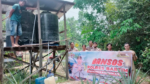 Polsek Dustim, Salurkan Air Bersih bagi Warga Dorong dan Didi