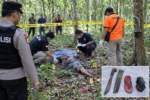 Warga Bentot Geger Atas Temuan Mayat Lansia Dengan Luka Bakar di Kebun Karet