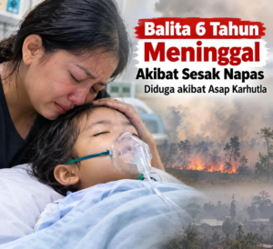 Balita 6 Bulan Meninggal, Diduga Sesak Nafas Akibat Asap Karhutla