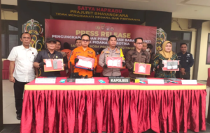 Polisi Berhasil Amankan  5 Tersangka Narkotika, Sita 562 Gram Sabu dan 38 Butir Ekstasi
