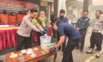 Polres Barito Timur Musnahkan Barbuk Sabu Senilai Rp1 Milyar Lebih